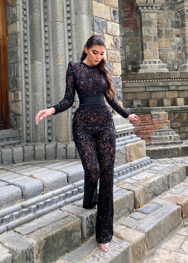 Julia - Long Lace Jumpsuit