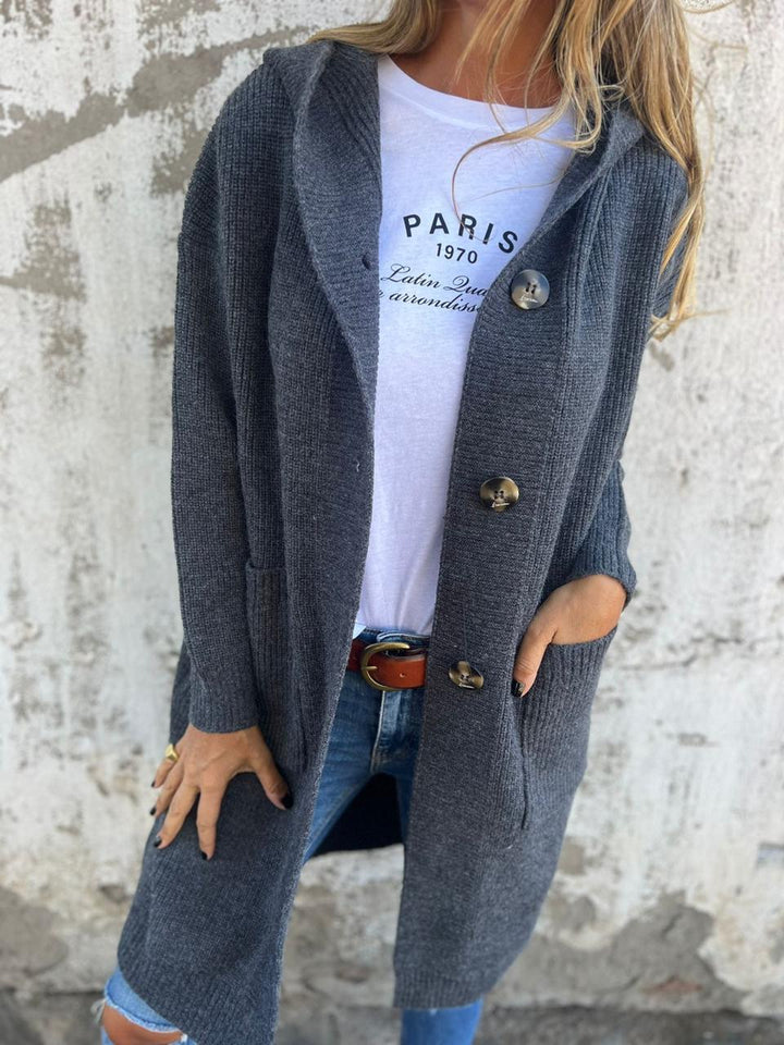 Fay™ - Elegant long knitted cardigan