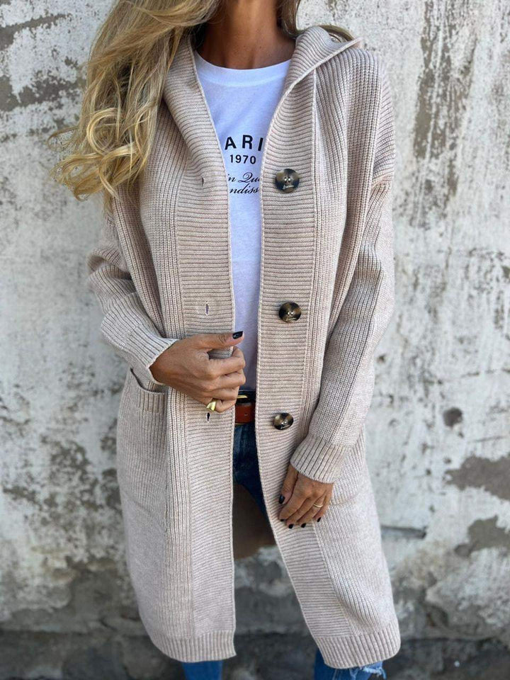Fay™ - Elegant long knitted cardigan