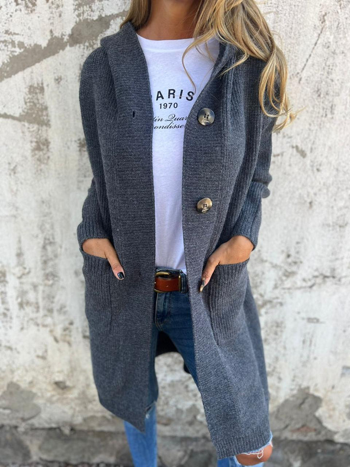 Fay™ - Elegant long knitted cardigan