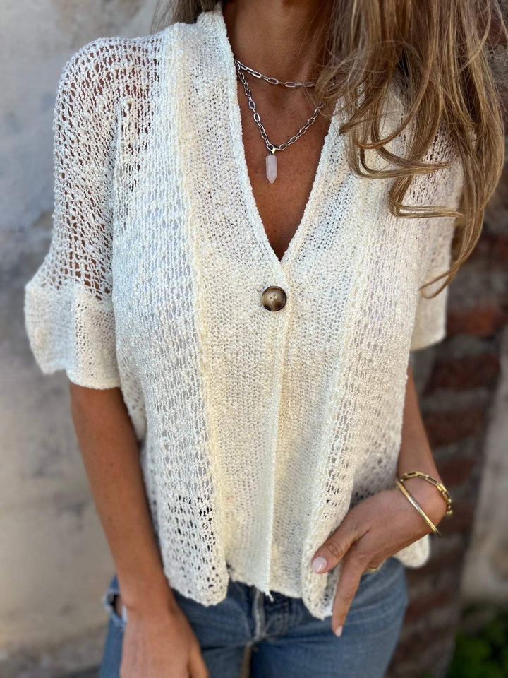 Ivone™ | Elegant Textured Top