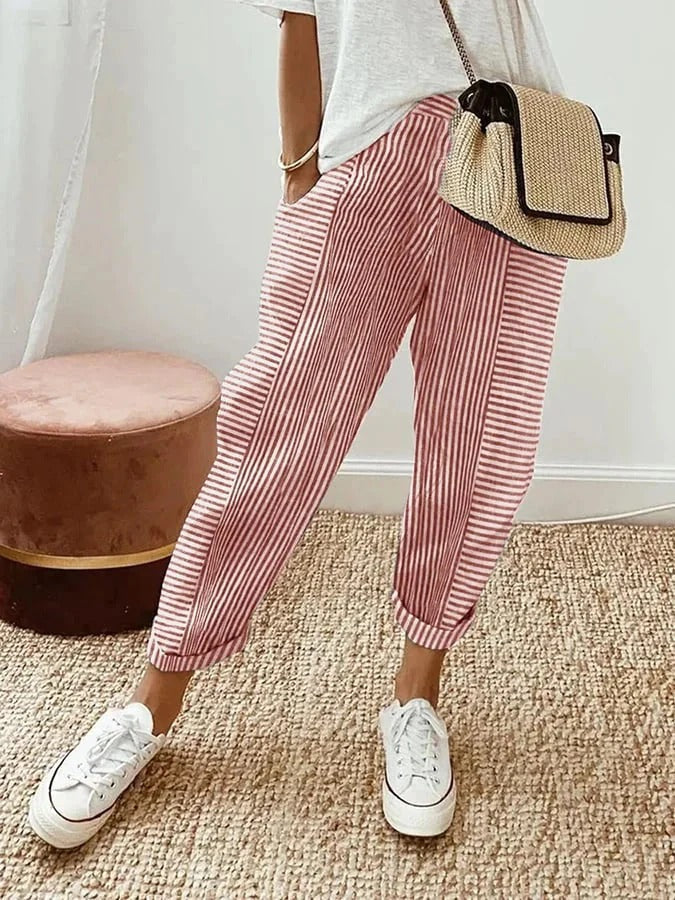 Maria - Striped Pants