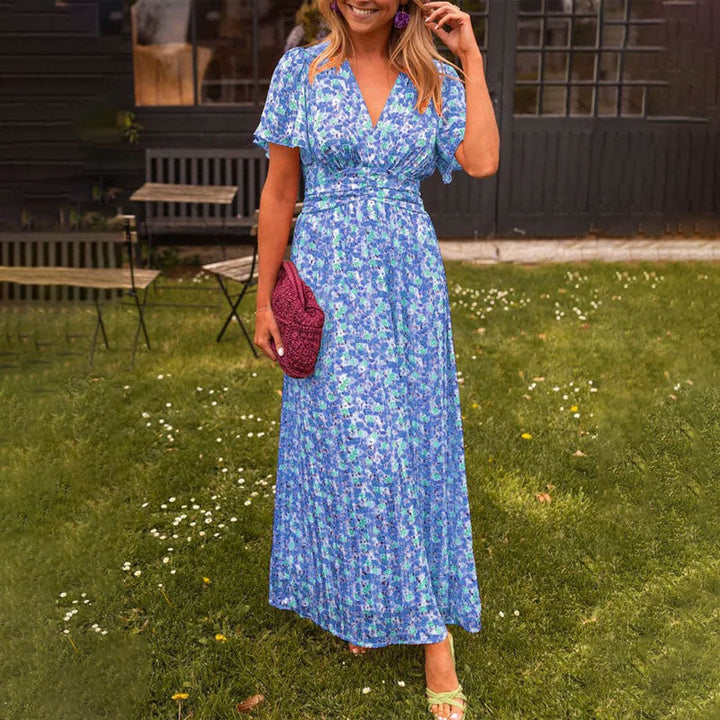 Ellen - Classic V-Neck Dress