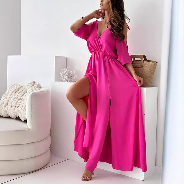 Mia ™ | Elegant High-Slit Dress