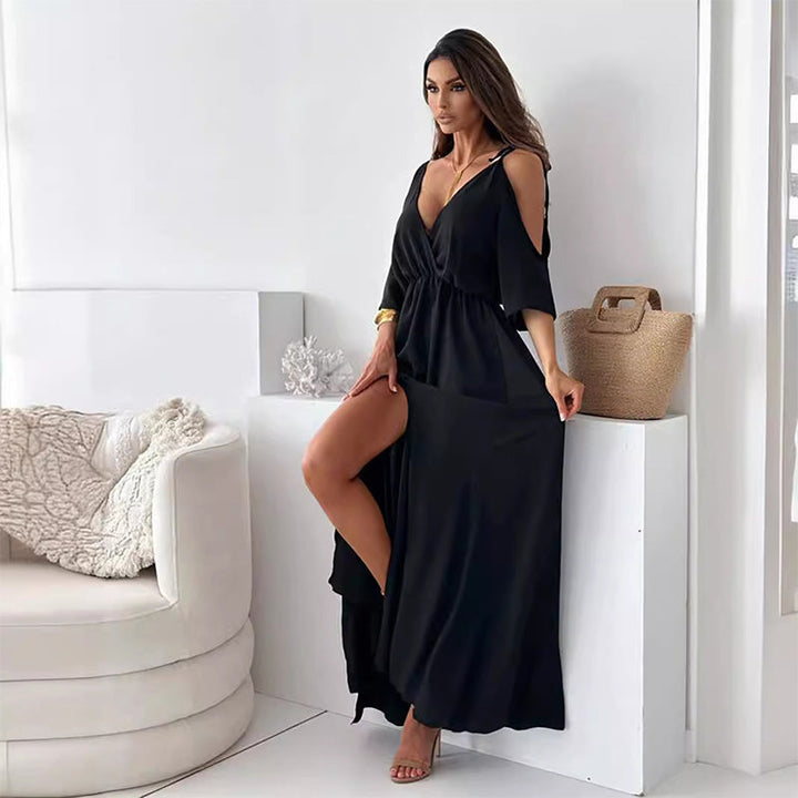 Mia ™ | Elegant High-Slit Dress