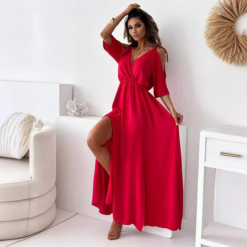 Mia ™ | Elegant High-Slit Dress