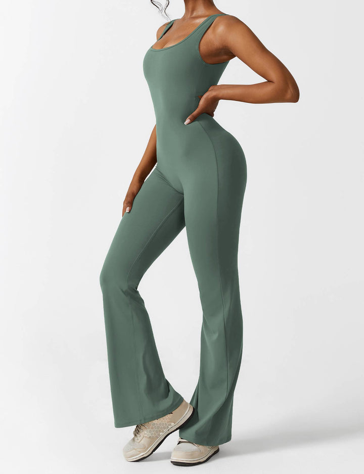 Alessia™ | V-Back Flared Jumpsuit