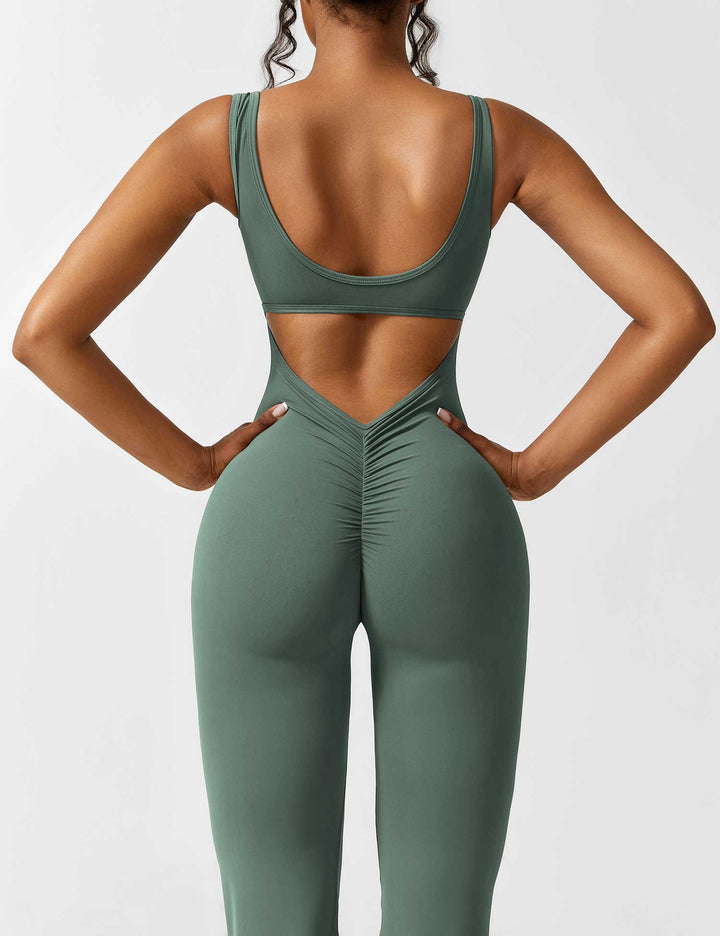 Alessia™ | V-Back Flared Jumpsuit