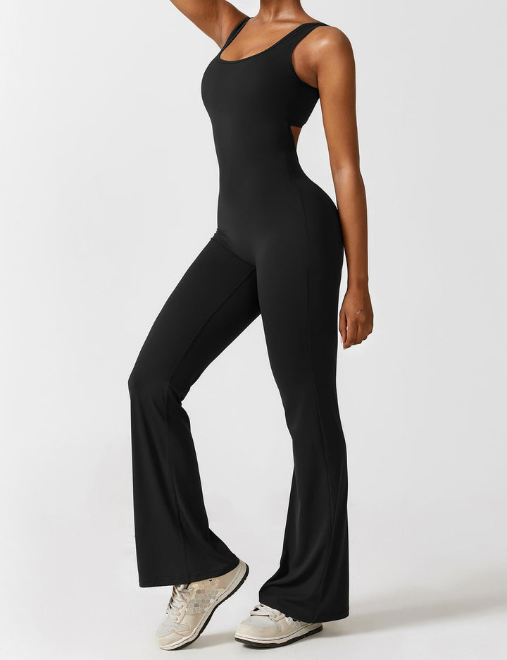 Alessia™ | V-Back Flared Jumpsuit