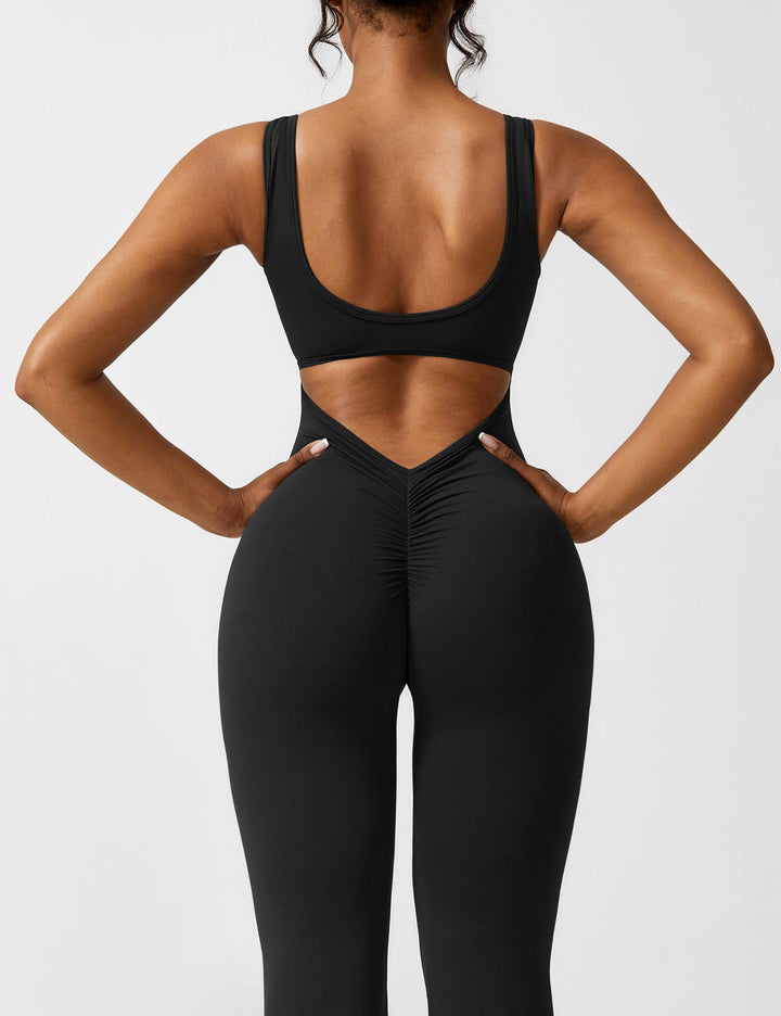 Alessia™ | V-Back Flared Jumpsuit