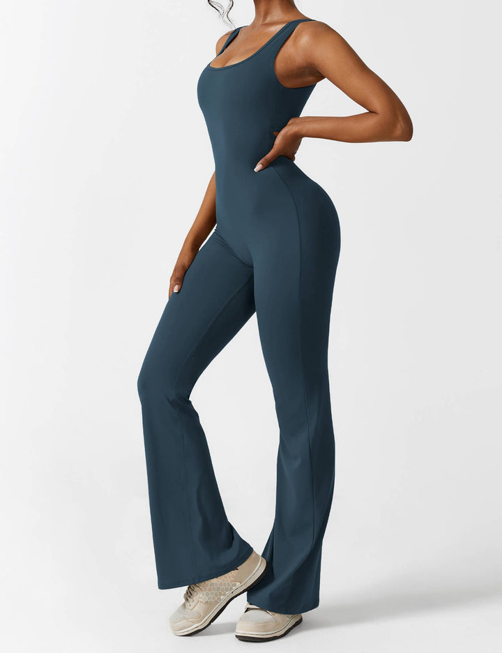 Alessia™ | V-Back Flared Jumpsuit