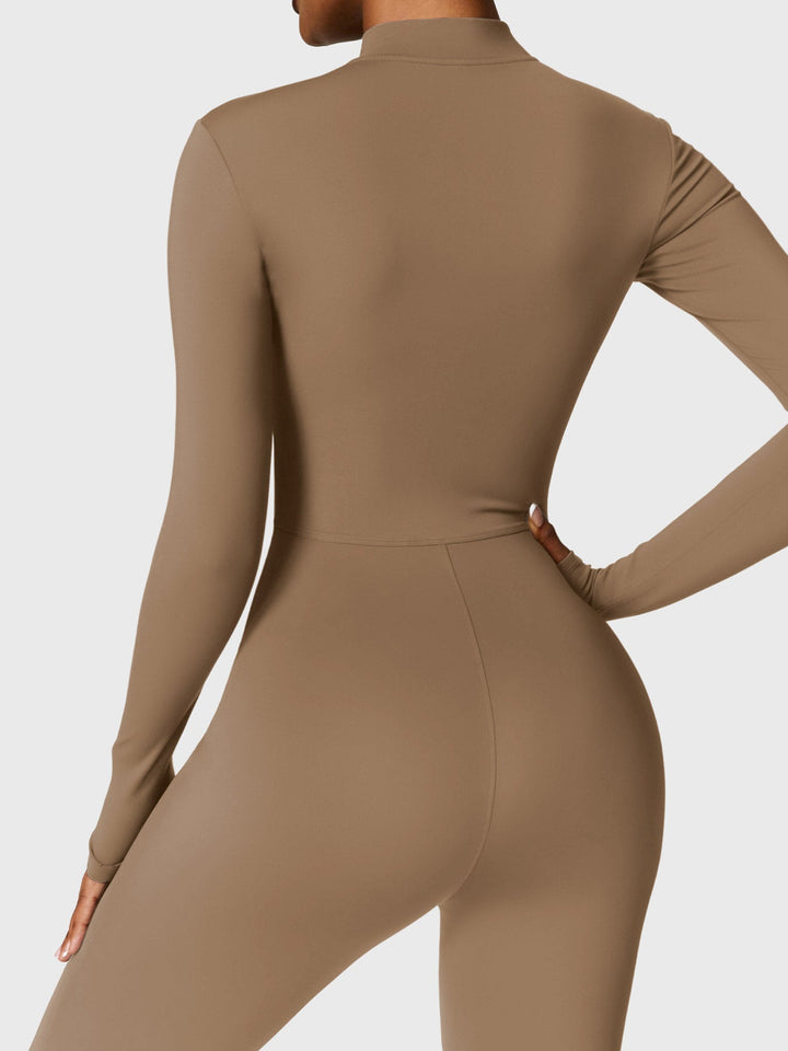 Belle™ | Fleece Long Sleeve Zipper Jumpsuit