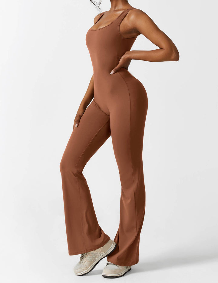 Alessia™ | V-Back Flared Jumpsuit