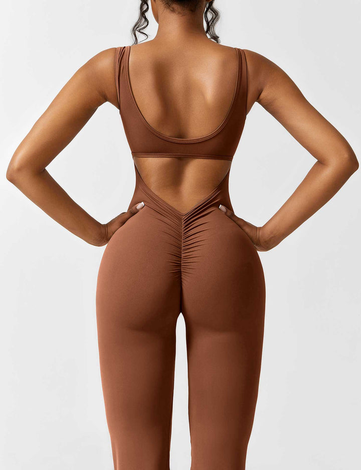 Alessia™ | V-Back Flared Jumpsuit