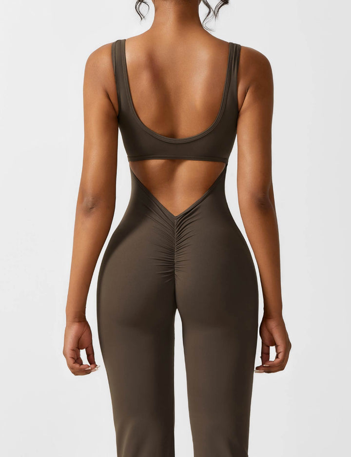 Alessia™ | V-Back Flared Jumpsuit