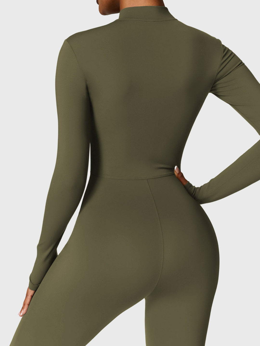 Belle™ | Fleece Long Sleeve Zipper Jumpsuit