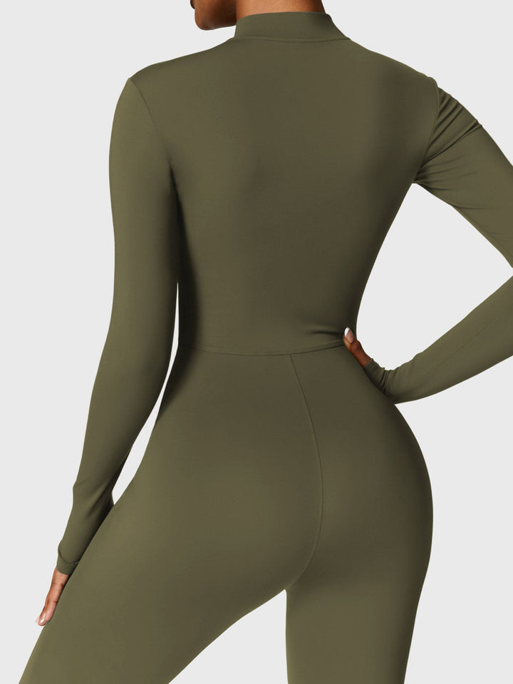 Belle™ | Fleece Long Sleeve Zipper Jumpsuit