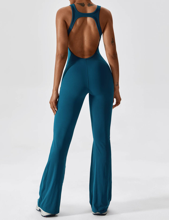 Yolanda™ | Open Back Flared Jumpsuit