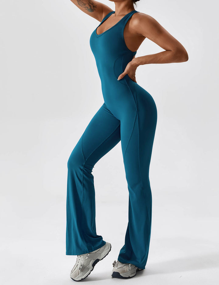 Yolanda™ | Open Back Flared Jumpsuit