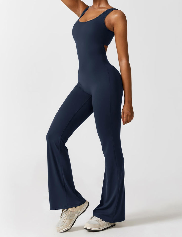 Alessia™ | V-Back Flared Jumpsuit