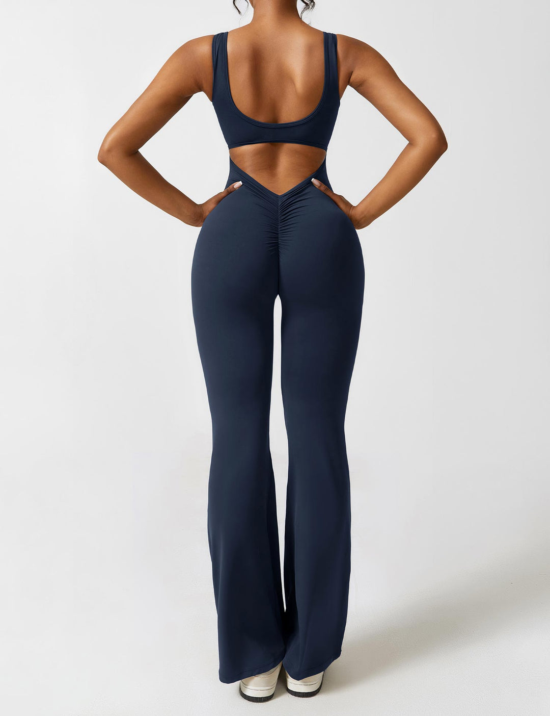 Alessia™ | V-Back Flared Jumpsuit
