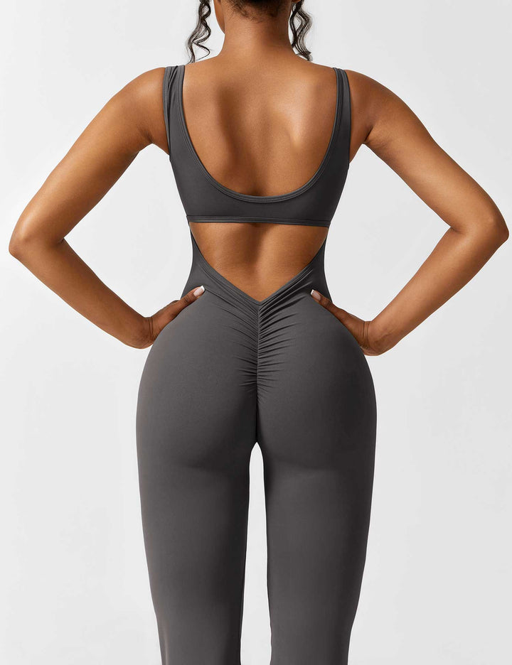 Alessia™ | V-Back Flared Jumpsuit