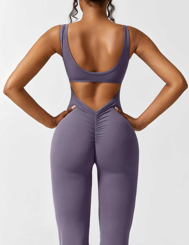 Alessia™ | V-Back Flared Jumpsuit