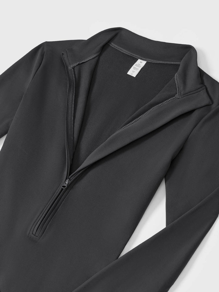 Belle™ | Fleece Long Sleeve Zipper Jumpsuit
