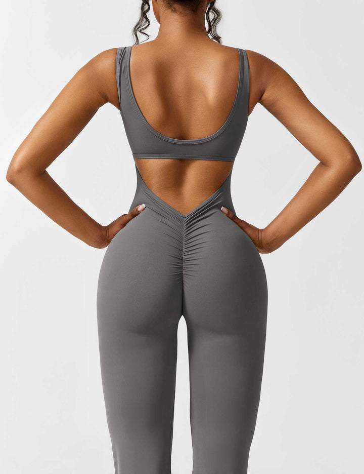 Alessia™ | V-Back Flared Jumpsuit