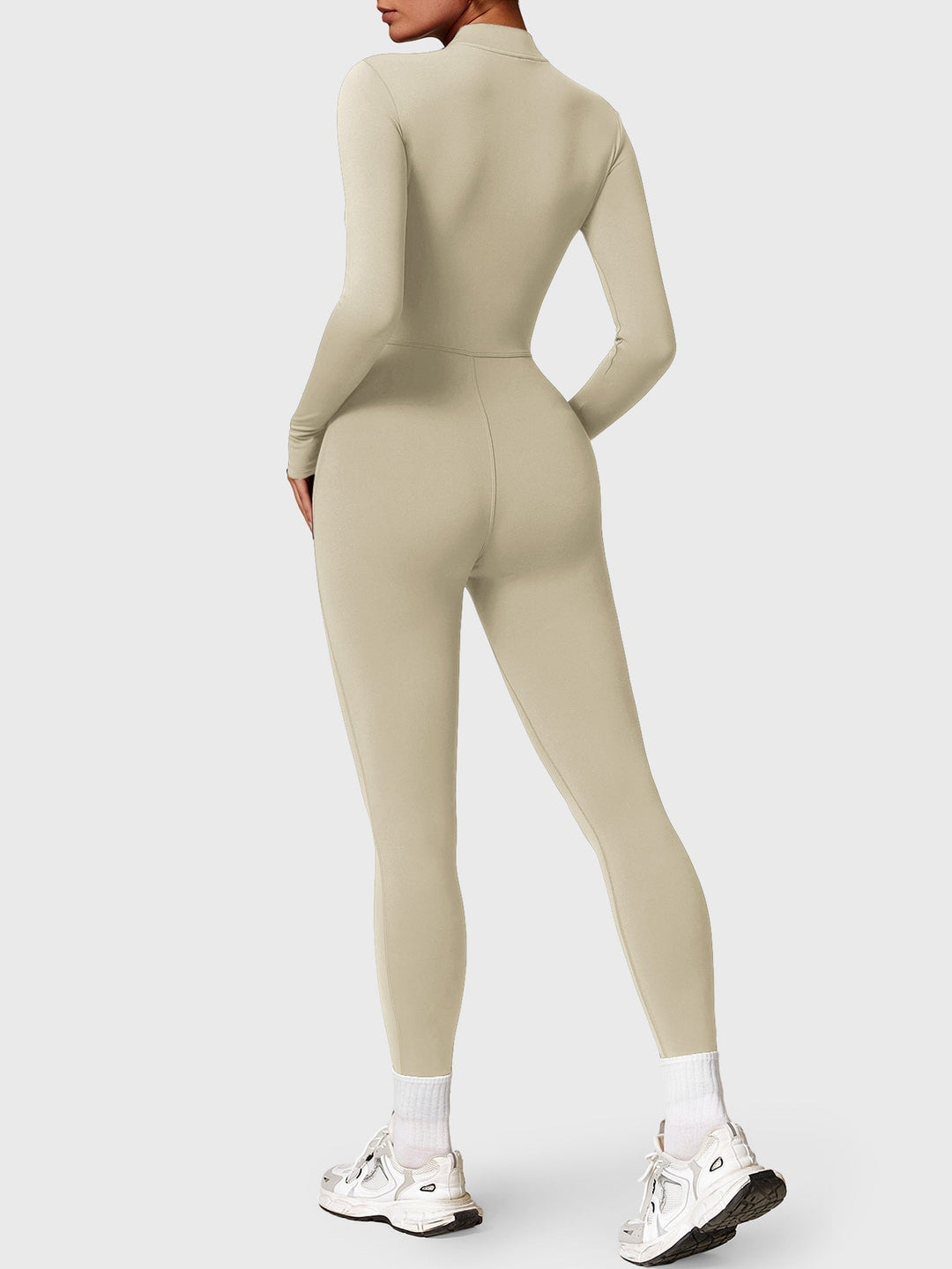 Belle™ | Fleece Long Sleeve Zipper Jumpsuit