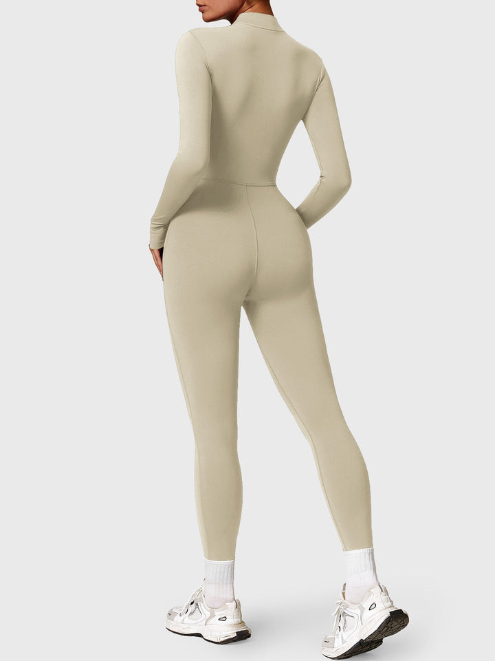Belle™ | Fleece Long Sleeve Zipper Jumpsuit