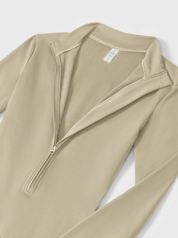 Belle™ | Fleece Long Sleeve Zipper Jumpsuit