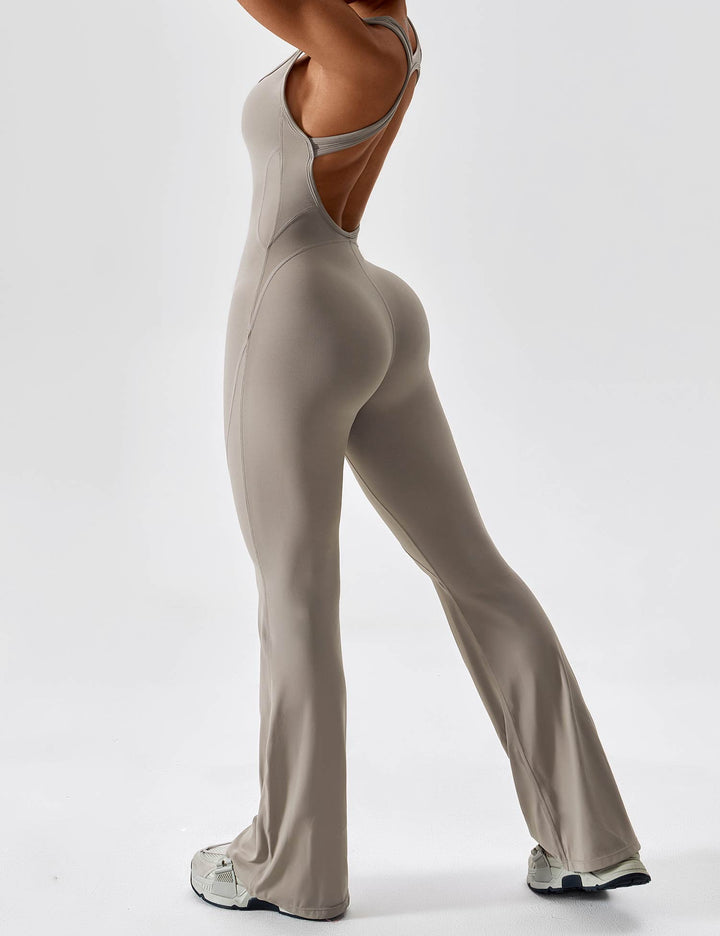 Yolanda™ | Open Back Flared Jumpsuit