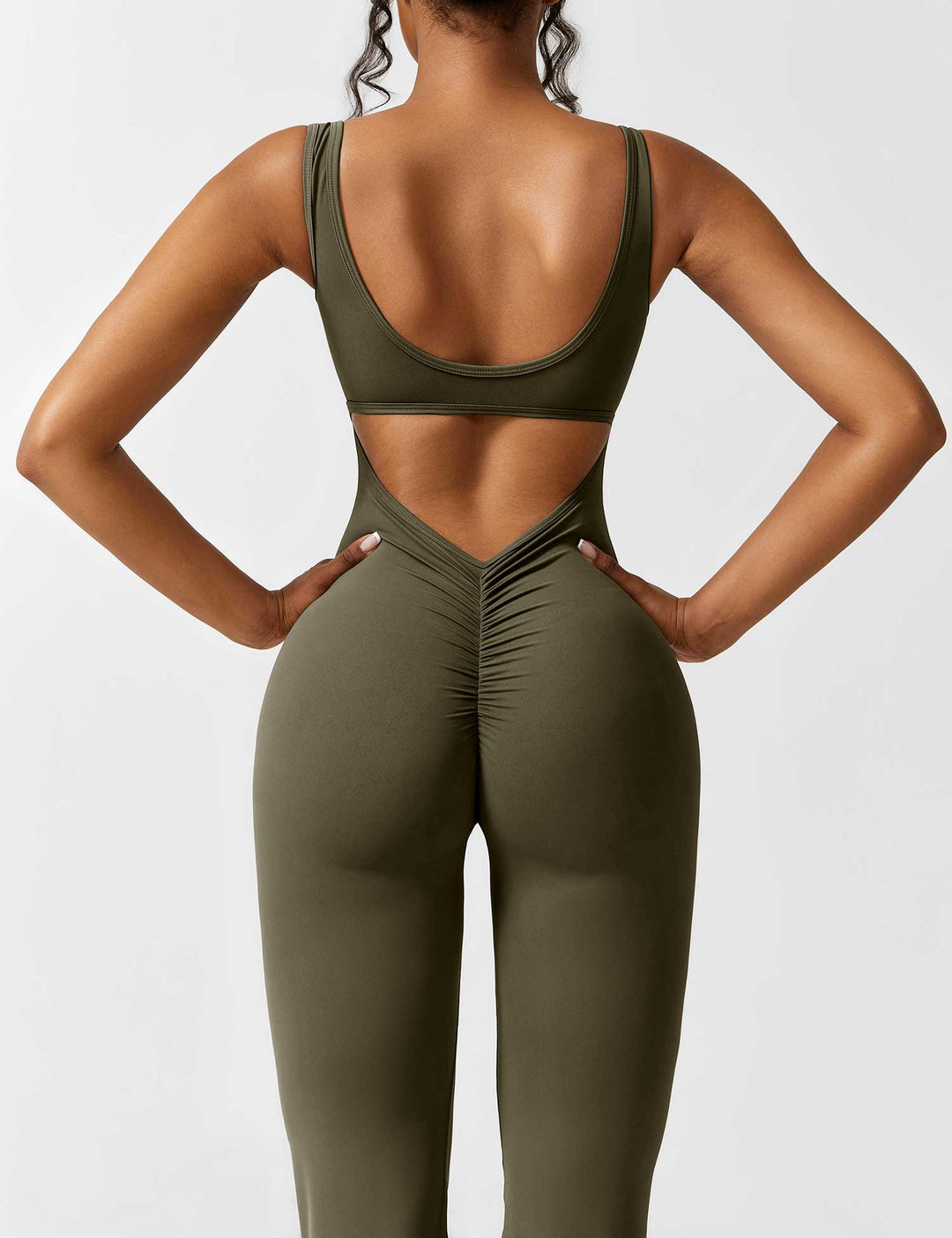 Alessia™ | V-Back Flared Jumpsuit