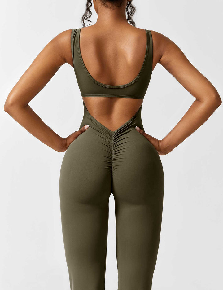 Alessia™ | V-Back Flared Jumpsuit