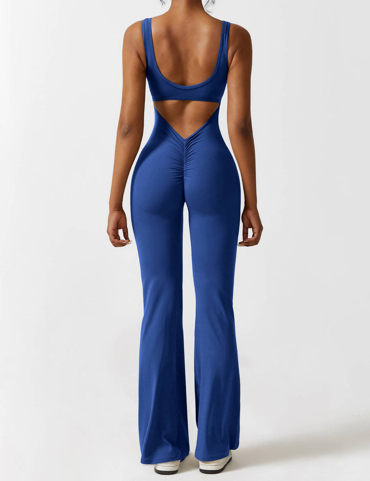 Alessia™ | V-Back Flared Jumpsuit