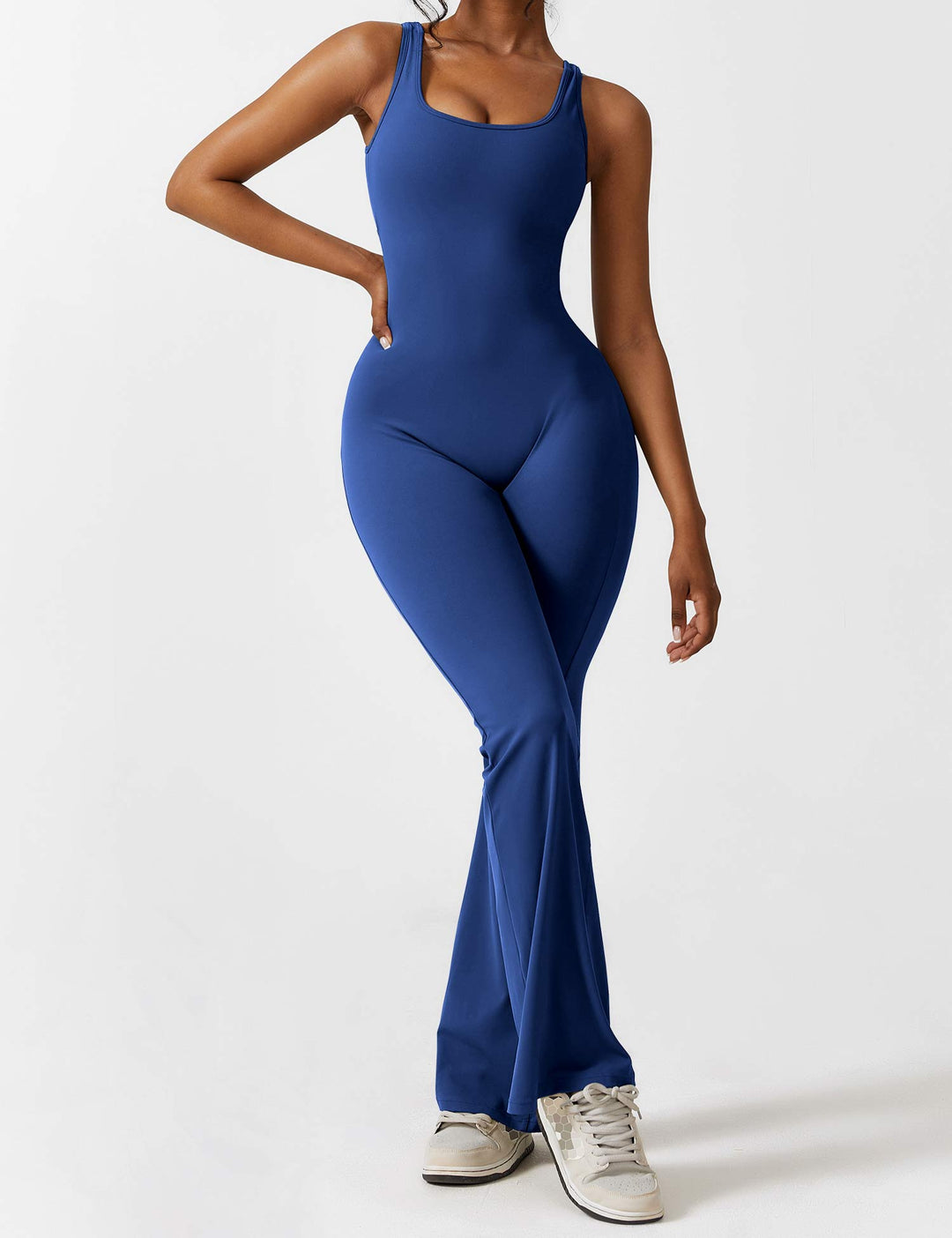 Alessia™ | V-Back Flared Jumpsuit