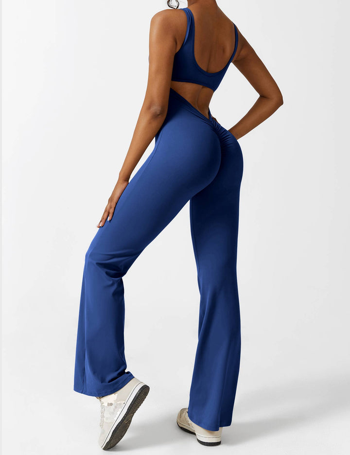 Alessia™ | V-Back Flared Jumpsuit