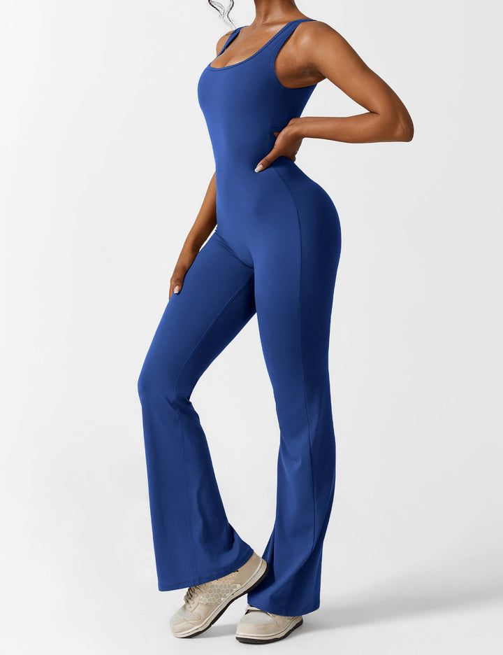 Alessia™ | V-Back Flared Jumpsuit