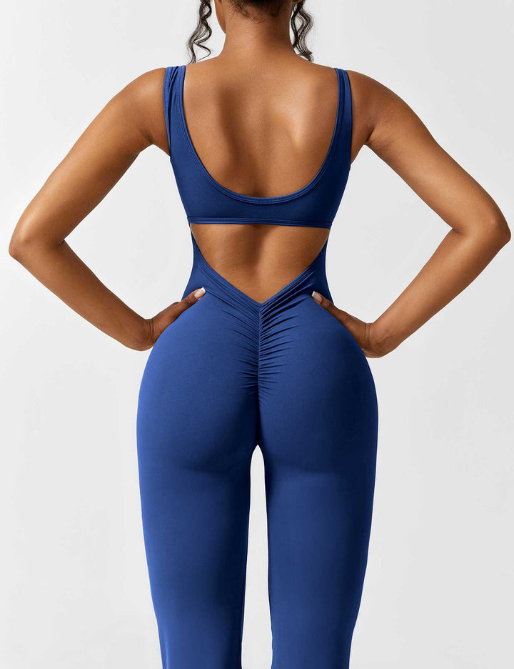 Alessia™ | V-Back Flared Jumpsuit