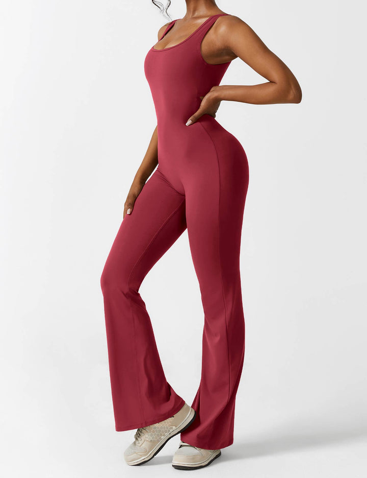 Alessia™ | V-Back Flared Jumpsuit
