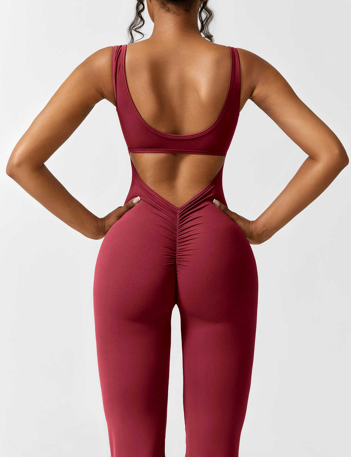 Alessia™ | V-Back Flared Jumpsuit