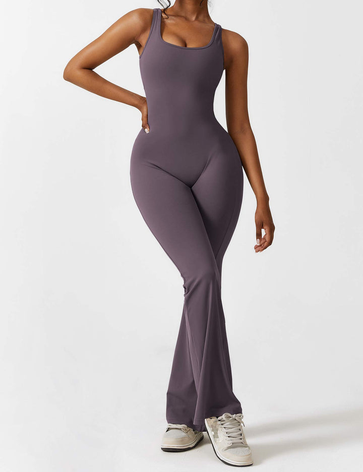 Alessia™ | V-Back Flared Jumpsuit