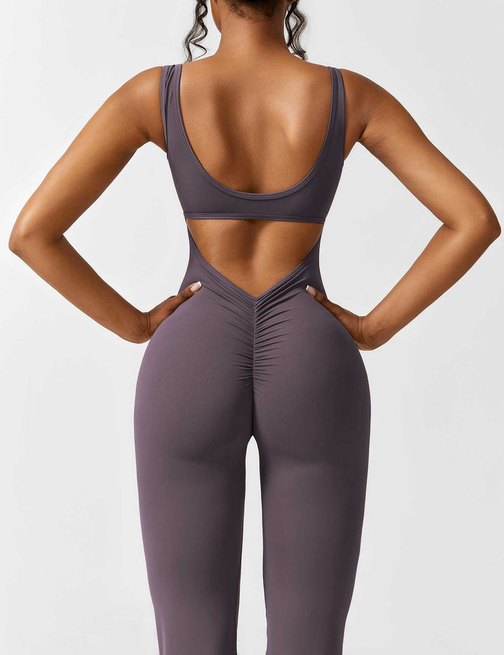 Alessia™ | V-Back Flared Jumpsuit