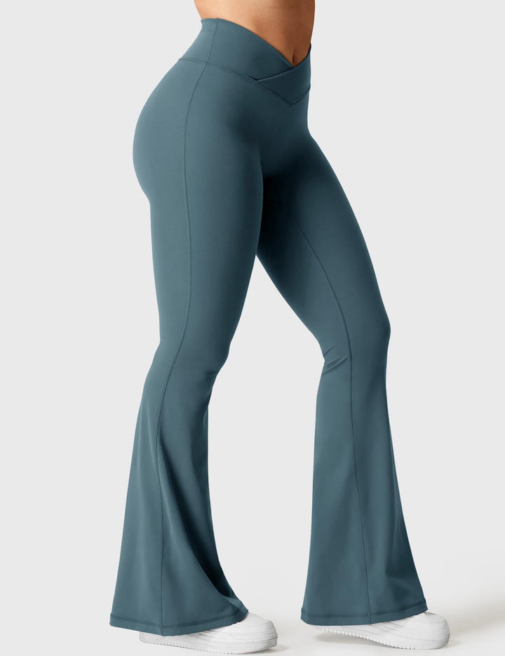 Kalie™ | V-waistband Flare Leggings