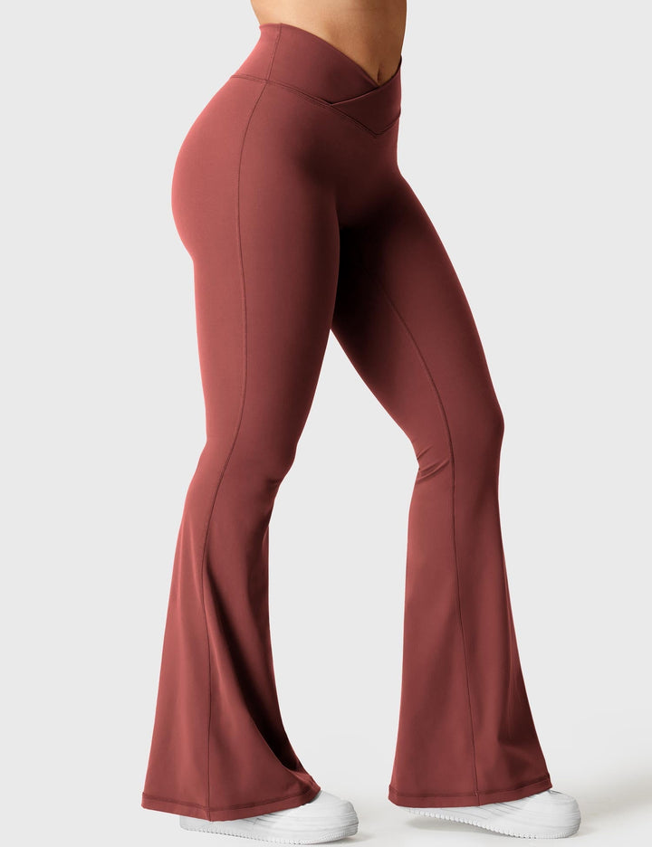 Kalie™ | V-waistband Flare Leggings