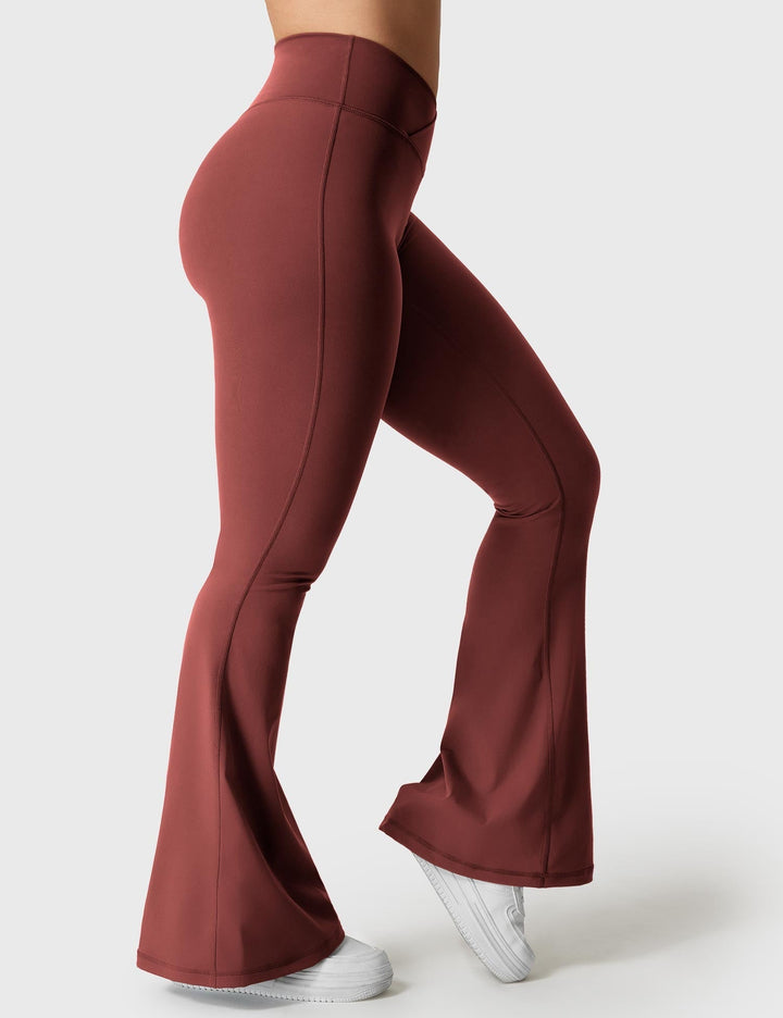 Kalie™ | V-waistband Flare Leggings