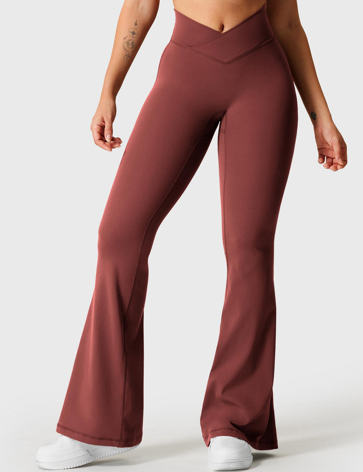 Kalie™ | V-waistband Flare Leggings