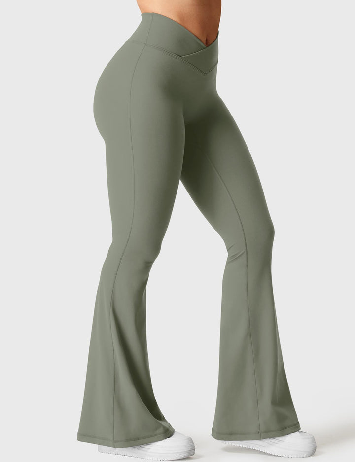 Kalie™ | V-waistband Flare Leggings