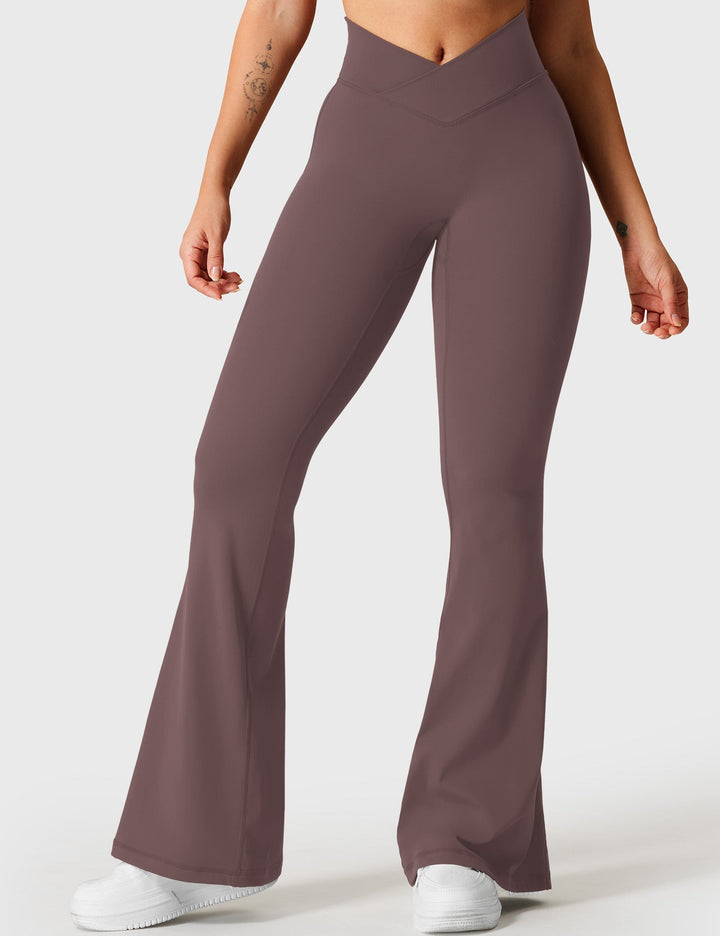 Kalie™ | V-waistband Flare Leggings